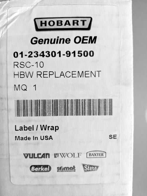 Hobart 01-234301-91500 New Genuine Original Hydroblend Replacement Cartridge RSC-10