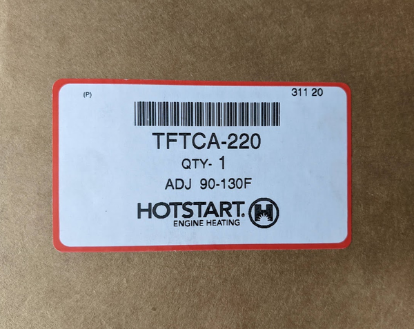 Kim Hotstart TFTCA-220 Adjustable Thermostat for Hotstart Flow-Thru Heaters (TFTCA220)