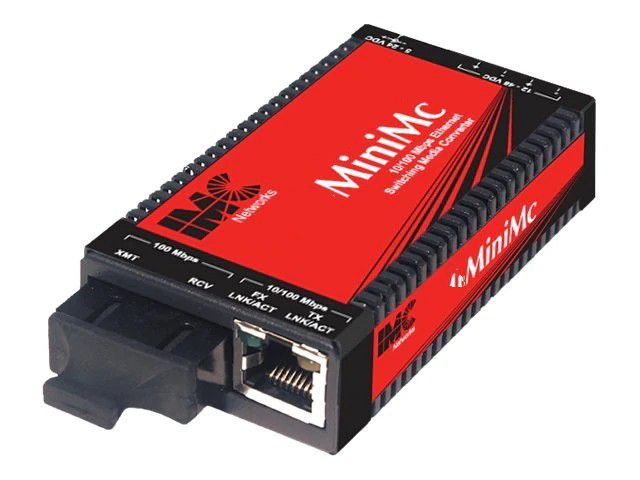IMC Networks MiniMc MM1300 855-10623 Ethernet-to-Fiber Switching Media Converter