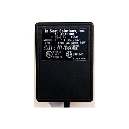 In Seat Solutions APX572542 Genuine Original OEM AC Adaptor for In Seat 15511