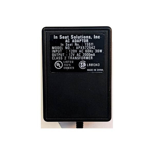 In Seat Solutions APX572542 Genuine Original OEM AC Adaptor for In Seat 15511