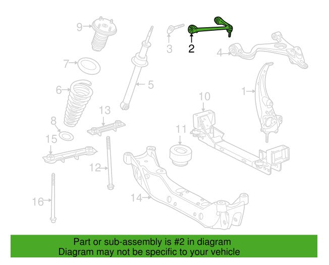 Jaguar C2Z31676 Genuine Original OEM Upper Control Wishbone Arm for S-Type 2000-2002