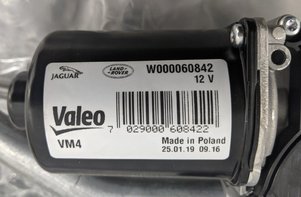 Jaguar W000060842 New Genuine Original Headlight Wiper Linkage & Motor XE XF F-Pace