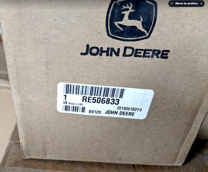 John Deere RE506833 New Genuine Original Fuel Filter Assembly