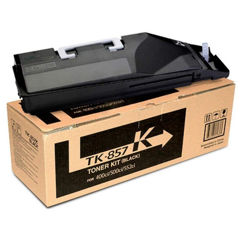 Kyocera Mita TK-857K Genuine Original Black Toner Cartridge For 400Ci / 500Ci / 552Ci (1T02H70CS0)