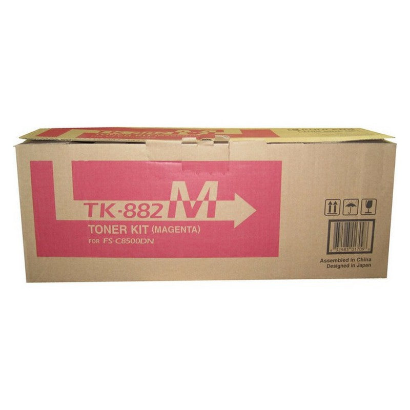 Kyocera Mita TK-882M Genuine Original Magenta Toner Cartridge For FS-C8500DN