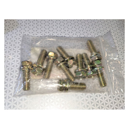 Mahindra V2173608025, Pack of 10, New Genuine Original Tractor Hex Bolts M8x25