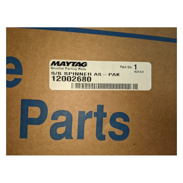 Maytag/Whirlpool 12002680 Genuine Original OEM Stainless Steel Spinner AS-PAK