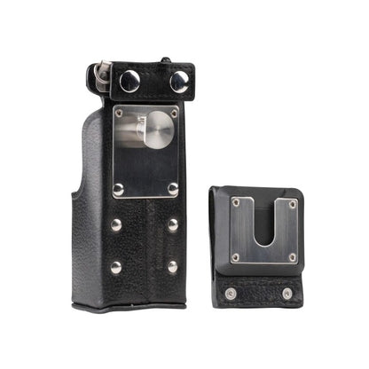 Motorola NTN8380C New Genuine Original High Activity Swivel Leather Carry Case Holster for XTS3000, XTS3500, XTS4250, XTS5000