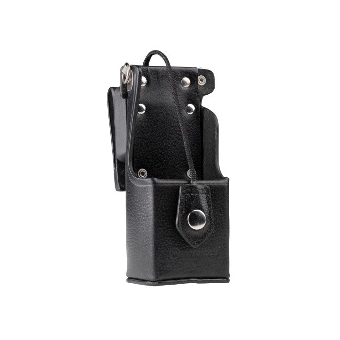 Motorola NTN8380C New Genuine Original High Activity Swivel Leather Carry Case Holster for XTS3000, XTS3500, XTS4250, XTS5000