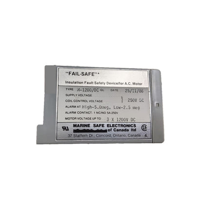 Marine Safe Electronics MSE "Fail Safe" Insulation Fault DC Motor Protector M-1200/DC