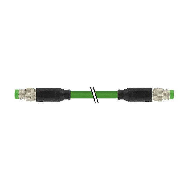 Murr Elektronik 7000-89701-7910500 M8-M8 Male, Shielded, 1x4xAWG26 Drag Chain 5m