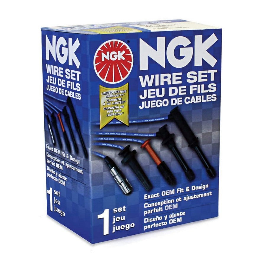 NGK RC-HE82 New Genuine Original Resistor Spark Plug Wire Set, 4 cyl., Acura/Honda