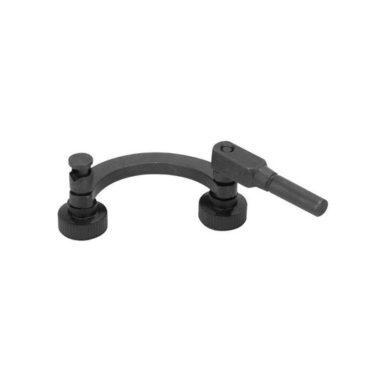 Dial/Test Indicator Holder, Half Round, Durable Steel