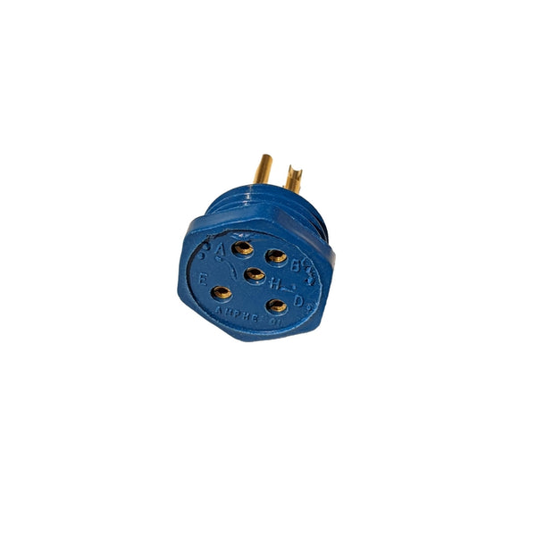 Amphenol 126-223 Miniature Hexagonal Connector, 5-pin (NSN 5935-00-578-9374)