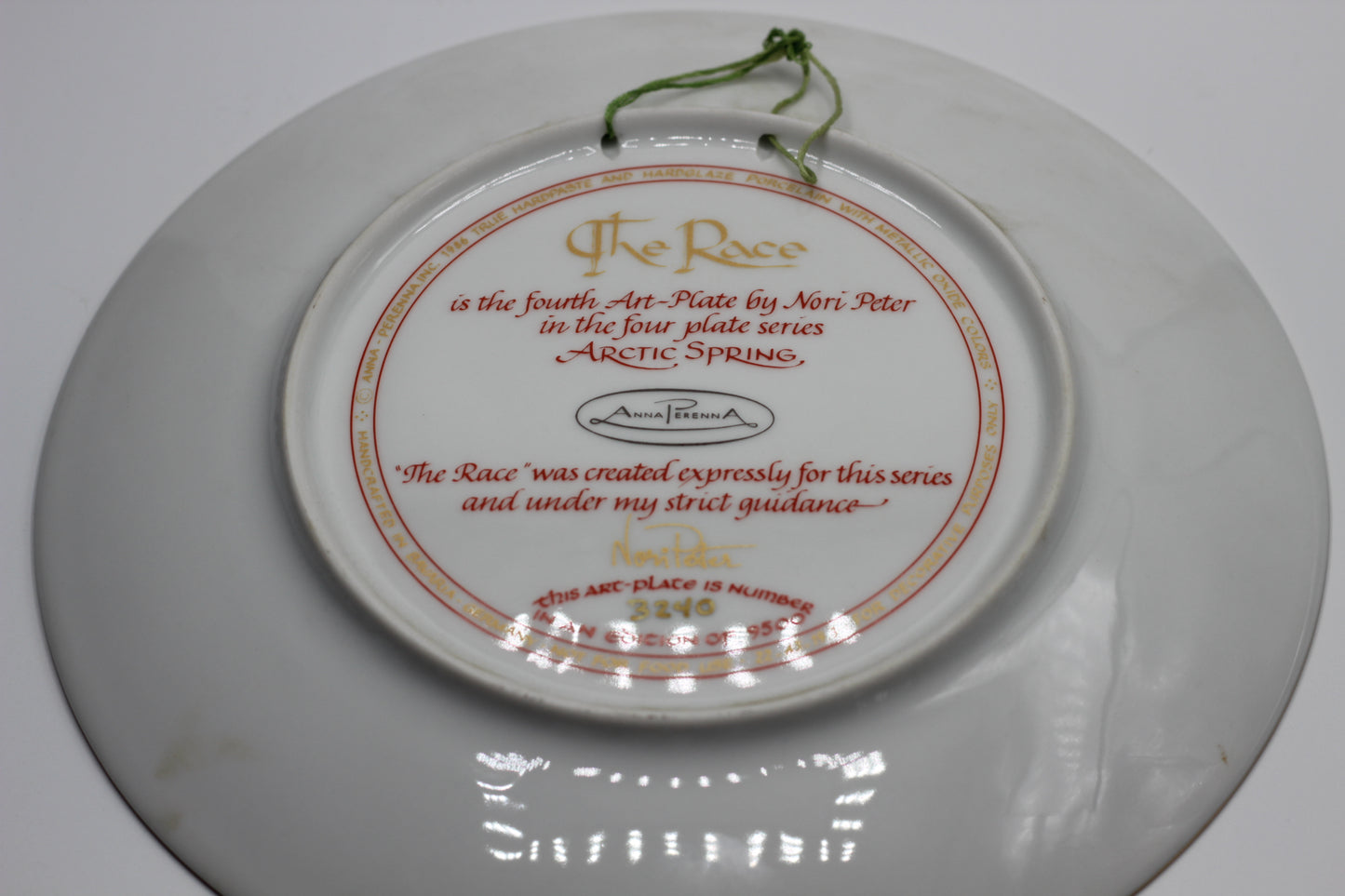 Anna Perenna  "Arctic Spring" Complete 4 Plate Series, Inuit Art by Nori Peter