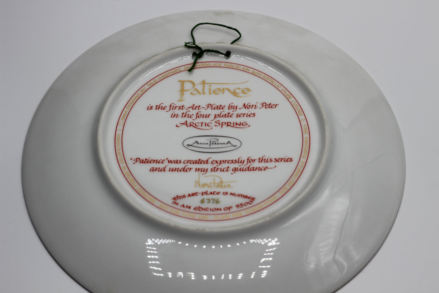 Anna Perenna  "Arctic Spring" Complete 4 Plate Series, Inuit Art by Nori Peter