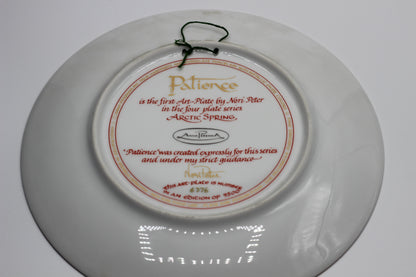 Anna Perenna  "Arctic Spring" Complete 4 Plate Series, Inuit Art by Nori Peter