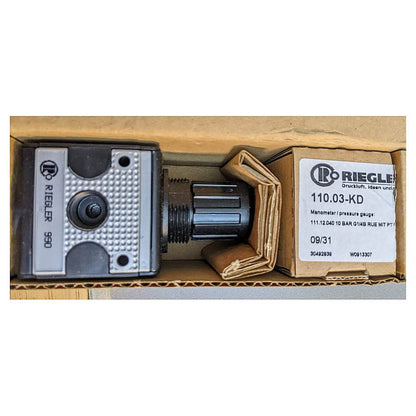 Riegler R11-10 New Genuine Original Pressure Reducing Regulator, 1/4", 0.5-10 bar, Flow 1500l/min