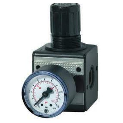 Riegler R11-10 New Genuine Original Pressure Reducing Regulator, 1/4", 0.5-10 bar, Flow 1500l/min