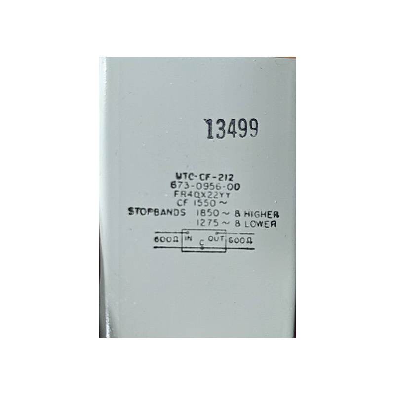 Rockwell Collins 673-0956-00 Band Pass Filter, New Old Stock