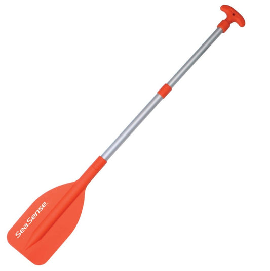 SeaSense Adjustable Telescoping Mini Paddle and Hook, 22 to 42-Inches, Orange