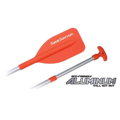 SeaSense Adjustable Telescoping Mini Paddle and Hook, 22 to 42-Inches, Orange