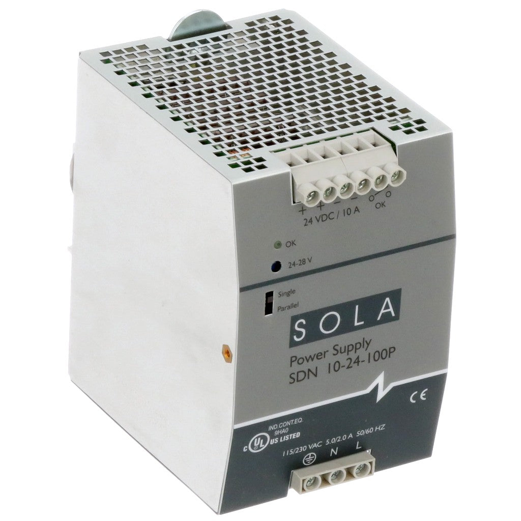 Sola HD/Emerson SDN 10-24-100P Power Supply Power Supply, AC-DC, 24V, 10A