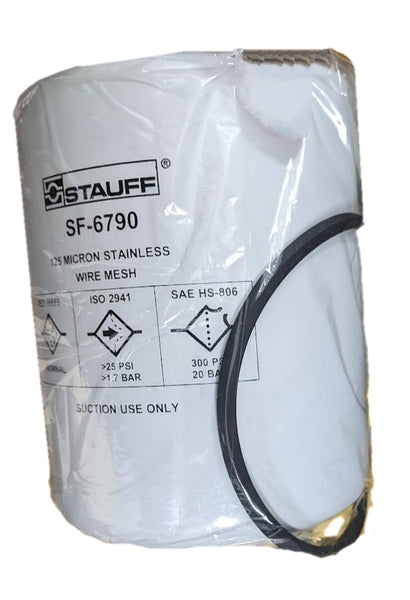 Stauff SF-6790 Spin-On 125 Micron Stainless Wire Mesh Filter (SF6790)
