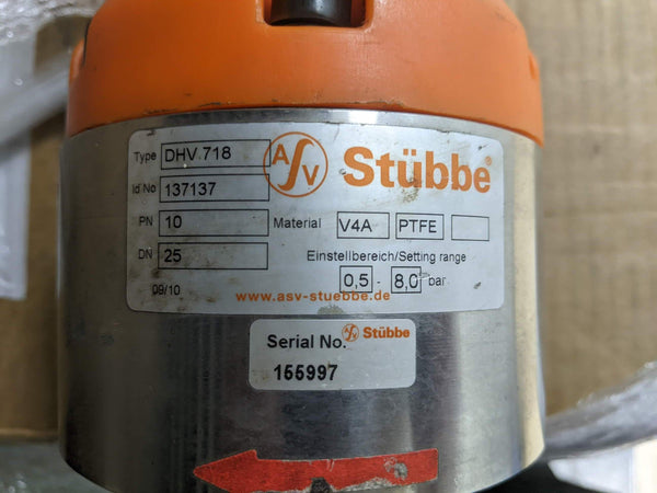 Stubbe DHV 718 Pressure Relief Valve (DHV.718, DHV718, 137137)