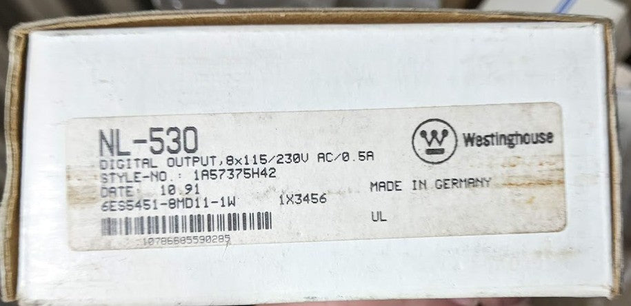 Westinghouse NL-530 New Genuine Original Numa-Logic Digital Output Module