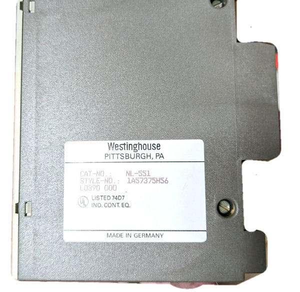 Westinghouse NL-551 Analog Output Module, 2 x +/- 10V, New (1A57375H56)