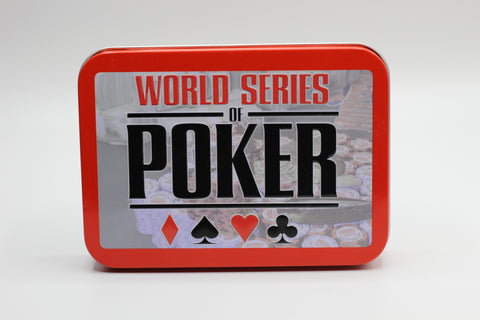 World Series of Poker Premium Playing Cards (2 Decks) in Collectible Tin, Model: WSOP-2042