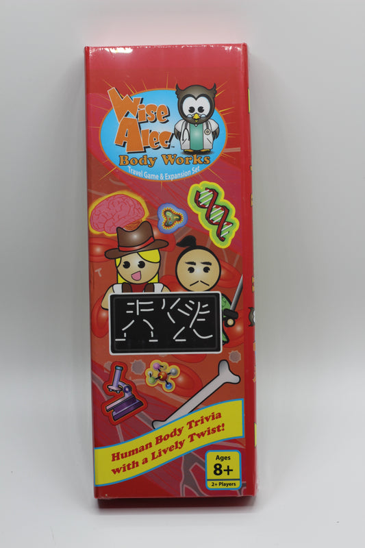 Griddly Games Wise Alec Body Works Travel Game and Expansion Pack, Ages 8+